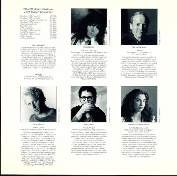Windham Hill Records Sampler ’89 – LP – Kallet Larsen Music Store